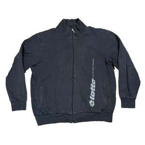 Lotto Vintage Italian Sport Design Full Zip Fleece Track Jacket